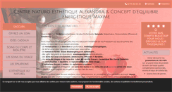 Desktop Screenshot of centre-nature-esthetique-alexandra.com